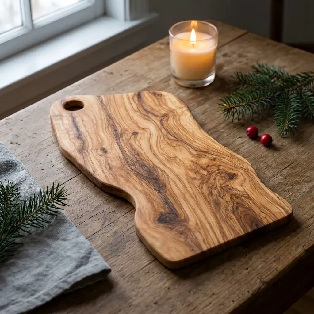 Olive Wood Charcuterie Board (11